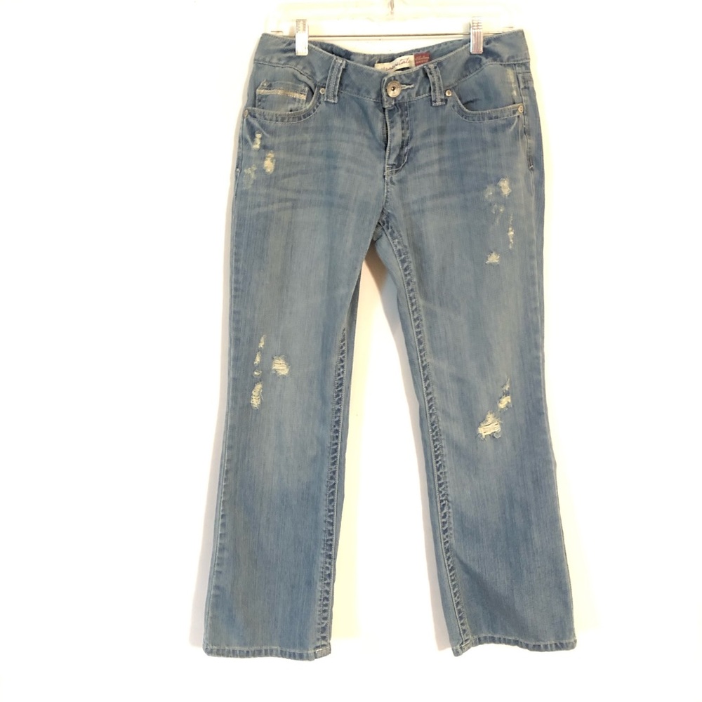 Aeropostale Chelsea Bootcut Distressed Women’s Jeans Size 11/12 Short